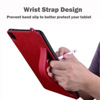 Harga Lebih Murah untuk Xiaomi Redmi Pad 2 SE 9.7 2026 TPU Leather Back Tablet Case dengan Tali Pergelangan Tangan