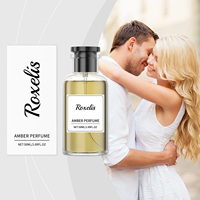 Parfum unisexe boisé ambré chaud 50 ml, longue tenue, parfum doux, boîte cadeau blanche minimaliste, livraison rapide en 3-5 jours à l'étranger