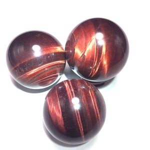 Esfera de Piedra de Ojo de Tigre Rojo Amarillo Natural al por Mayor, Bola de Cristal Artesanal, Cristal de Feng Shui, Wicca, Boho, Piedra Curativa para Decoración del Hogar - Product Image 6