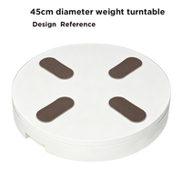 Plateforme tournante BKL OEM 45 cm à rotation 360° pour scanner corporel LCD 200 kg, balance de pesée, scanner corporel 3D, certifiée CE FCC RoHS, directement de l'usine
