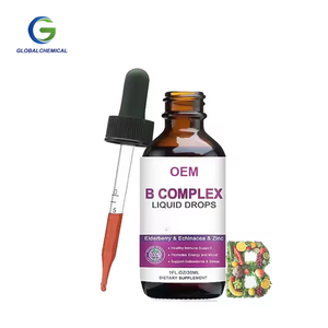 Pribadi Label energi suplemen perawatan kesehatan <span class=keywords><strong>Vitamin</strong></span> B kompleks cairan tetes <span class=keywords><strong>Vitamin</strong></span> B kompleks cair - Product Image 2