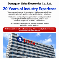 Baterai Sel Tombol Lithium Ion Isi Ulang 3.6V LIR7854 22mAh untuk Elektronik Konsumen Bluetooth TWS Merek LIDEA