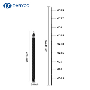 DARYOO Bâton de <span class=keywords><strong>selfie</strong></span> universel en fibre de carbone de 4,2 m pour Insta360 X5 X4 X3 / OSMO 360 Caméra d'action panoramique Bâton de <span class=keywords><strong>selfie</strong></span> invisible - Product Image 1