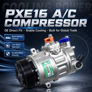 <span class=keywords><strong>Compresseur</strong></span> de climatisation PXE16 AC 1KD820803H pour <span class=keywords><strong>VW</strong></span> Polo Lavida Sagitar Audi A1 A3 Skoda Octavia Fabia 6PK R134a - Product Image 6