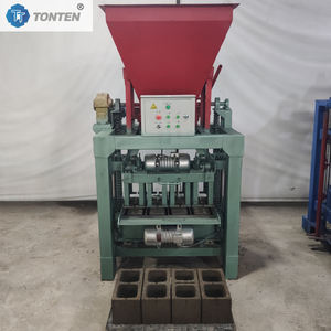 Hohe Kapazität ineinandergreifende Ziegel <span class=keywords><strong>block</strong></span> maschine DF4-35B <span class=keywords><strong>Block</strong></span> form maschine mit Trichter - Product Image 4