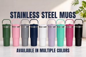 Vaso Térmico Personalizado con Logotipo, Doble Pared, Aislamiento al Vacío, Tapa Abatible, 20oz 30oz, Tazas para Exteriores, Botella de Agua Caliente de Acero Inoxidable con Tapa y Pajita - Product Image 5