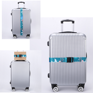 Custom Personalized Creative Design Fashionable Polyester Strap Luggage Belt Adjustable Length Promotional Business Gifts