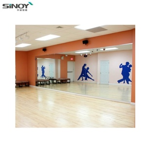 True Image Anti-corrosion Wall Large Film Dance Studio Mirrors for Gym Mirror Grade or Auto Grade Clear Float Glass,glass 100sqm - Product Image 3