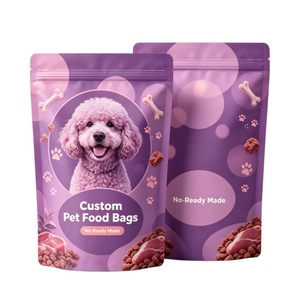 Custom Printed Resealable <b>Dog</b> Treat <b>Pouches</b> Smell-Proof Mylar Material Heavy-Duty Durability Low MOQ 500pcs for Pet Retailers - Product Image 1