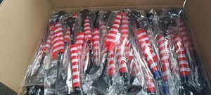 Fábrica personalizada impermeable Impresión digital 14*21cm poliéster americano bicicleta seguridad bandera <span class=keywords><strong>Banner</strong></span> con poste - Product Image 4