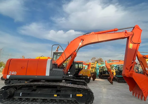 Excavatrice HITACHI ZAXIS 240-3 fonctionnant bien 25 tonnes 1.25 CMB ISUZE Engine Digger Equipment Used Track 240 - Product Image 5