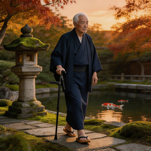 Bastone da Passeggio JINDA in Fibra di Carbonio Regolabile con Maniglia di Supporto, Leggero, Base Antiscivolo, Supporta fino a 100kg - Product Image 4