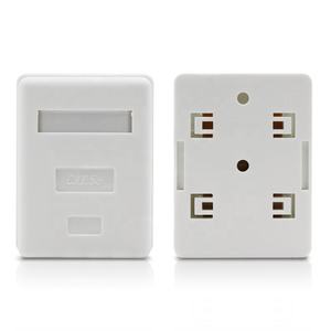 1 พอร์ต UTP RJ45 CAT5e <span class=keywords><strong>CAT6</strong></span> Keystone แจ็คโมดูลเครือข่ายพื้นผิว Mount Box - Product Image 3