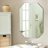Miroir mural décoratif sans cadre de grande taille, épaisseur 2 mm à 6 mm, prix d'usine