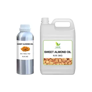 Wholesale Pure Natural Cold Press Extract Plant-based Oil Sweet Almond Oil For Body Hair Care