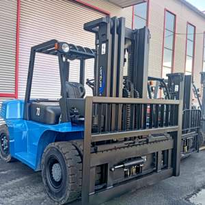 Empilhadeira Diesel Heavy Duty 2WD 4WD 3ton Road Rough Terrain Empilhadeira Bucket Empilhadeiras para Retail Industries Novo - Product Image 5