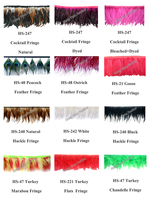 Tissu à coudre naturel fait main ruban ruban plume de coq garniture à franges pour bricolage artisanat vêtements robe Costume accessoires fête