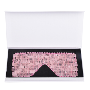 Máscara de Ojos de Cuarzo y Jade Natural para el Cuidado Ocular, Herramienta de Belleza con Rodillo de Hielo para los Ojos - Product Image 1