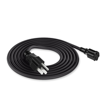 Cordon d'extension électrique professionnel certifié XUZHAO SJT NEMA 5-15P/R, norme américaine, 1,5 m, 125 V, IP20, cuivre/PVC, 10-15 A