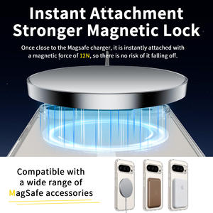 Para <span class=keywords><strong>Google</strong></span> <span class=keywords><strong>Pixel</strong></span> 10 10 Pro funda transparente Anti-amarilleo magnética a prueba de golpes para <span class=keywords><strong>Google</strong></span> <span class=keywords><strong>Pixel</strong></span> 10 10 Pro - Product Image 4