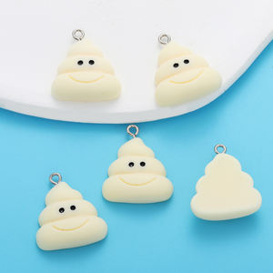 Sweet 6 Couleurs Résine Mignon Pet Shit Merde Charmes pour Boucle D'oreille Collier Pendentifs DIY Artisanat Fabrication de Bijoux Accessoires 22*25mm <span class=keywords><strong>W353</strong></span> - Product Image 5