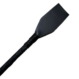 Látigo de Cuero Divertido para Fiestas, Accesorio de Actuación, Látigo de Cuero PU Negro, Juguete Sexual Alternativo para Parejas SM, Látigo Ecuestre - Product Image 3