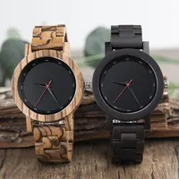 Dodo relógio de pulso de cervos masculino, relógio fashion de luxo esportivo à prova d'água de quartzo relógio masculino com pulseira de madeira