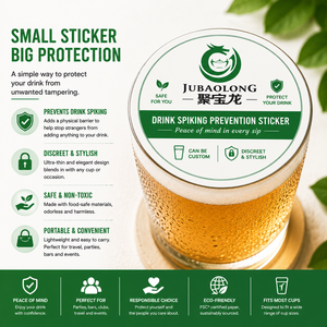 Pegatinas Protectoras Anti-<span class=keywords><strong>Picos</strong></span> para Bebidas de 4 Pulgadas, Protector Desechable para Tapas de Vasos para Seguridad en Bares, Prevención de <span class=keywords><strong>Picos</strong></span> en Copas de <span class=keywords><strong>Vino</strong></span> - Product Image 3