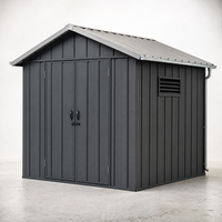 Abri extérieur modulaire en alliage d'aluminium, abri en aluminium, abri pour poubelles, abri d'atelier, abri de rangement
