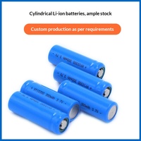 Baterai Lithium Silinder Isi Ulang Weixin 10300 37V 300mAh Rentang Suhu Tinggi untuk Speaker Bluetooth Headphone-Cina