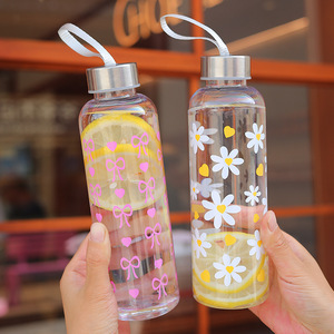 Plastic Cup Direct Drinking Leak-Proof PC Material Portable Outdoor Sports <strong>Travel</strong> <strong>Pot</strong> Small Fresh Space <strong>Pot</strong> Wholesale - Product Image 3