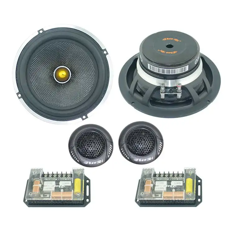 The manufacturer bass 3 way component car speaker 6.5inch car audio speaker
