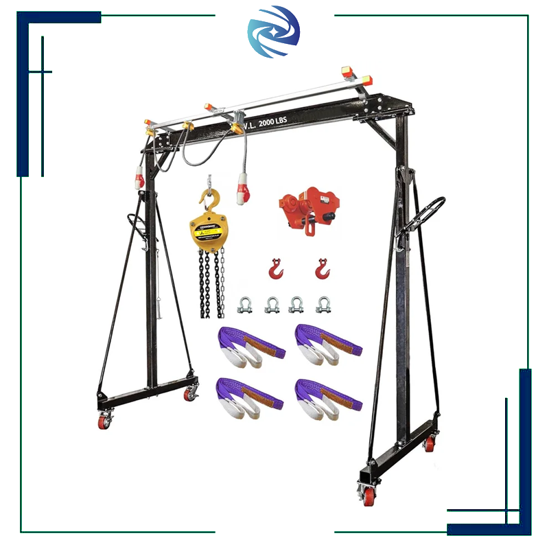 DW 1T Adjustable Gantry Crane 11