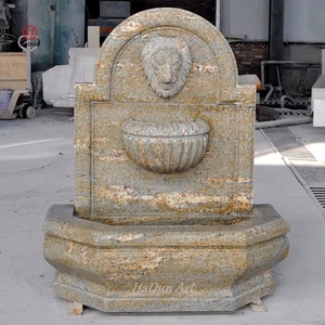 Aslan kafası ile antika taş su duvar çeşme - Product Image 2
