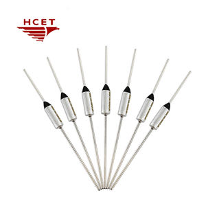 HCET термальный предохранитель 10A 15A 250V термальный Соединитель с радиальной температурой свинца металлический термальный предохранитель - Product Image 4