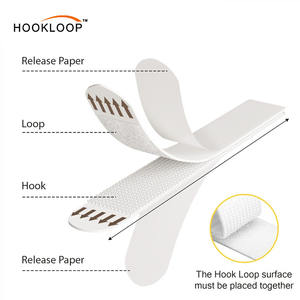 12 Pares (24 Tiras) de Tiras Adhesivas Pequeñas para Colgar Cuadros, Cinta Adhesiva Removible con Gancho y Bucle, Tiras Adhesivas Impermeables para Colgar Marcos - Product Image 2