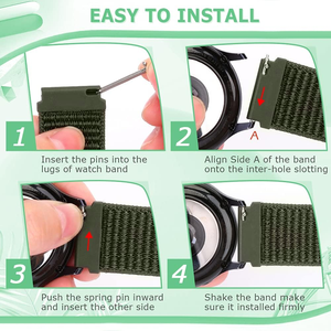 Vente directe d'usine, bracelet de <span class=keywords><strong>montre</strong></span> en nylon à libération rapide de 16 mm <span class=keywords><strong>pour</strong></span> hommes et femmes, bracelet de remplacement réglable <span class=keywords><strong>pour</strong></span> <span class=keywords><strong>montre</strong></span> de 16 mm - Product Image 5