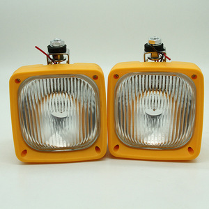 Yellow <b>Working</b> <b>Light</b> 12V DC Halogen Bulb Waterproof Plastic Body For Excavator Boom Lamp - Product Image 1