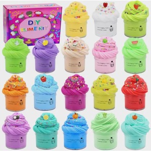 New Hot Sale Soft <b>Slime</b> Clear Colorful Crystal <b>Slime</b> Scented Stress Relief <b>Slime</b> - Product Image 4