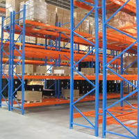 Flexibles Layout Mehrstufiges Selektives Palettenregal für Lebensmittel, Getränke und 3PL-Logistik