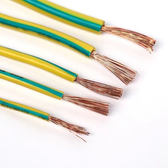 Single Core Yellow-Green Earth Flexible Cable