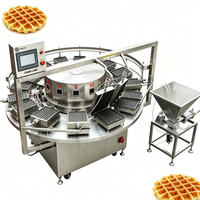 Ligne de production de gaufres entièrement automatique et continue, équipement de fabrication industrielle pour gaufres belges