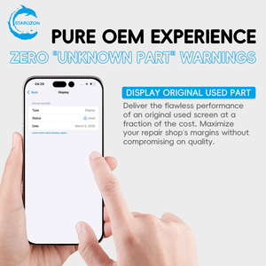 STAROZON ผู้ผลิตจอแสดงผล OLED LTPS สำหรับโทรศัพท์ <span class=keywords><strong>iPhone</strong></span> <span class=keywords><strong>16</strong></span> Plus <span class=keywords><strong>Pro</strong></span> Max หน้าจอความสว่างสูง ครอบคลุมสีได้หลากหลาย - Product Image 2
