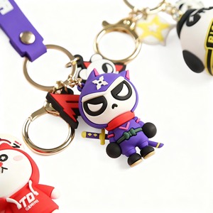 Tùy chỉnh phim hoạt hình <span class=keywords><strong>PVC</strong></span> mềm cao su búp bê <span class=keywords><strong>Keychain</strong></span> <span class=keywords><strong>3D</strong></span> lập thể nhỏ giọt đúc cao su <span class=keywords><strong>Keychain</strong></span> - Product Image 3