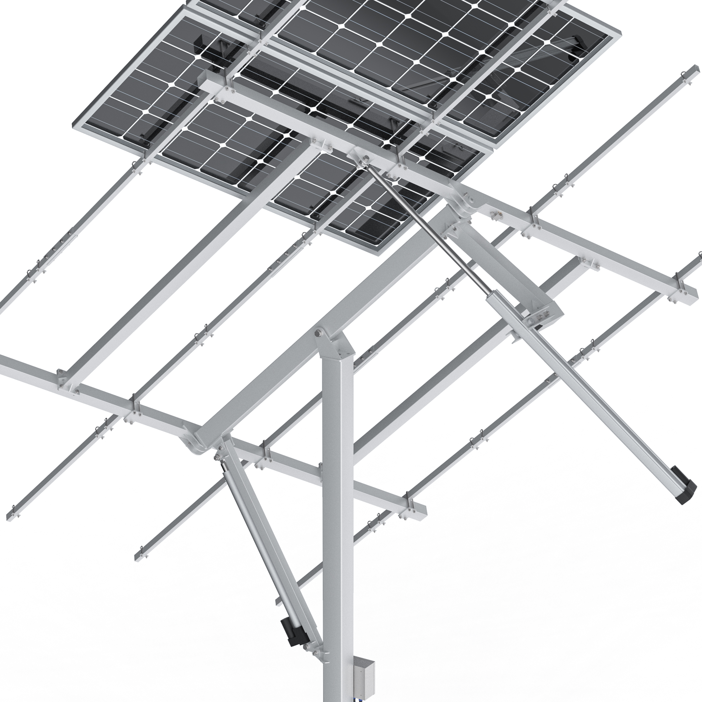 4kw HYSM-12PV-66-2LD bausatze мех системы Улавливателя солнечной энергии с Hersteller 2 Achsen Automatischer Zwei Achsen системы Улавливателя солнечной энергии с прейс