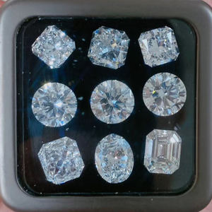 2.0 Carat 7*7Mm Wit Kussen Cut <span class=keywords><strong>Moissanite</strong></span> Met 18 <span class=keywords><strong>K</strong></span> Rose <span class=keywords><strong>Gold</strong></span> Engagement Ring Voor Vrouwen <span class=keywords><strong>Moissanite</strong></span> diamanten Ringen - Product Image 4