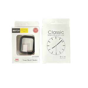 Film de verre trempé dur PC pare-chocs 38-40-41-42-44-45-49mm pour <span class=keywords><strong>Apple</strong></span> <span class=keywords><strong>Watch</strong></span> étui de protection d'écran couverture de visage de protection - Product Image 5