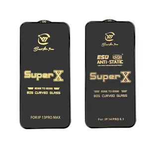 ESD Super X钢化玻璃丝玻璃，适用于Mi K20 Pro防静电钢化玻璃屏幕保护器，适用于IPhone/三星/Redmi/Googel