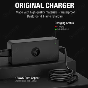 <span class=keywords><strong>Chargeur</strong></span> rapide d'origine 53,6 V 3,9 A pour Ninebot by Segway MAX G3 F3/F3Pro GT3 ZT3 <span class=keywords><strong>Xiaomi</strong></span> 4 Plus/4 Pro Scooter, adaptateur secteur - Product Image 2