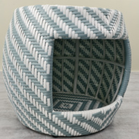 Factory Direct Großhandel Outdoor Weaving Aluminium Kleiner Hocker Multifunktional, mit Stauraum, niedrigem Hocker, Beistell tisch